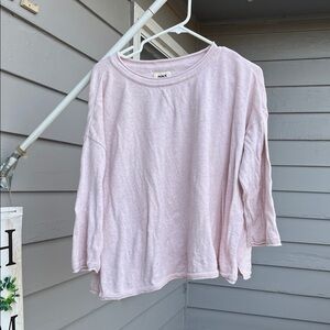 Pact Blush Pink Knit Top